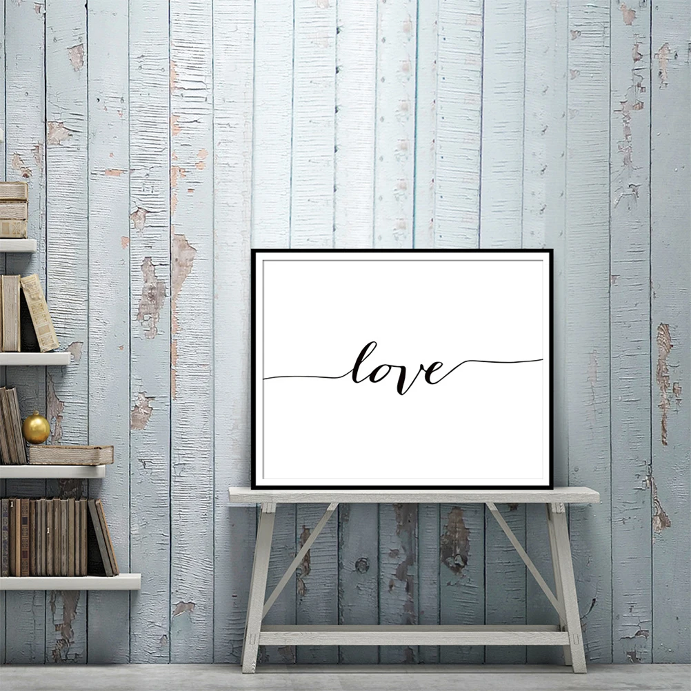 

3 Pcs Art Simple In Picture Home Decor Love Bedroom Office Decorative Painting Painting Hand in Hand Picture