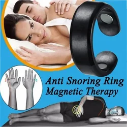 Anti Snoring Device Ring Magnetic Therapy Acupressure Treatment Against Finger Ring Anti Snore Sleep Aid for Snoring health care