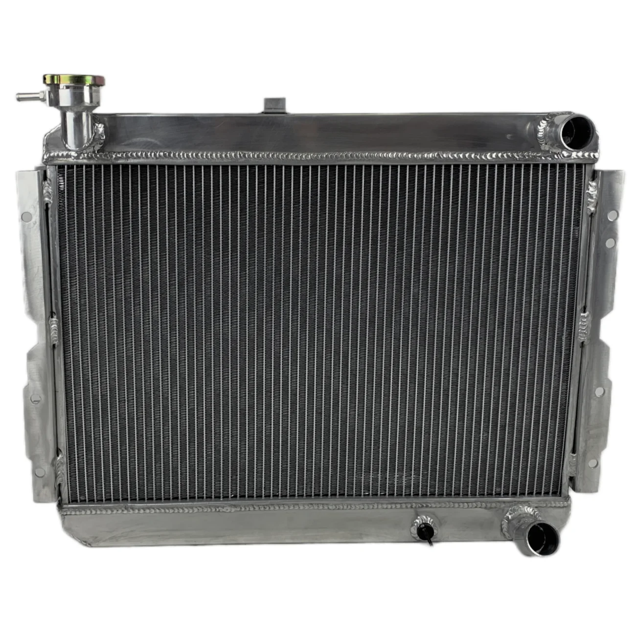 Aluminum Radiator for 1980-1990 Toyota Landcruiser HJ60 HJ62 HJ61 2H 12HT 4.0D 4.0TD MT 1981 1982 1982 1984 1985 1986 1987 1988