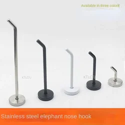 1pcs Supermaket Wall Mounted Coat Hanger Hooks Stainless Steel Clothing Display Hooks for Store