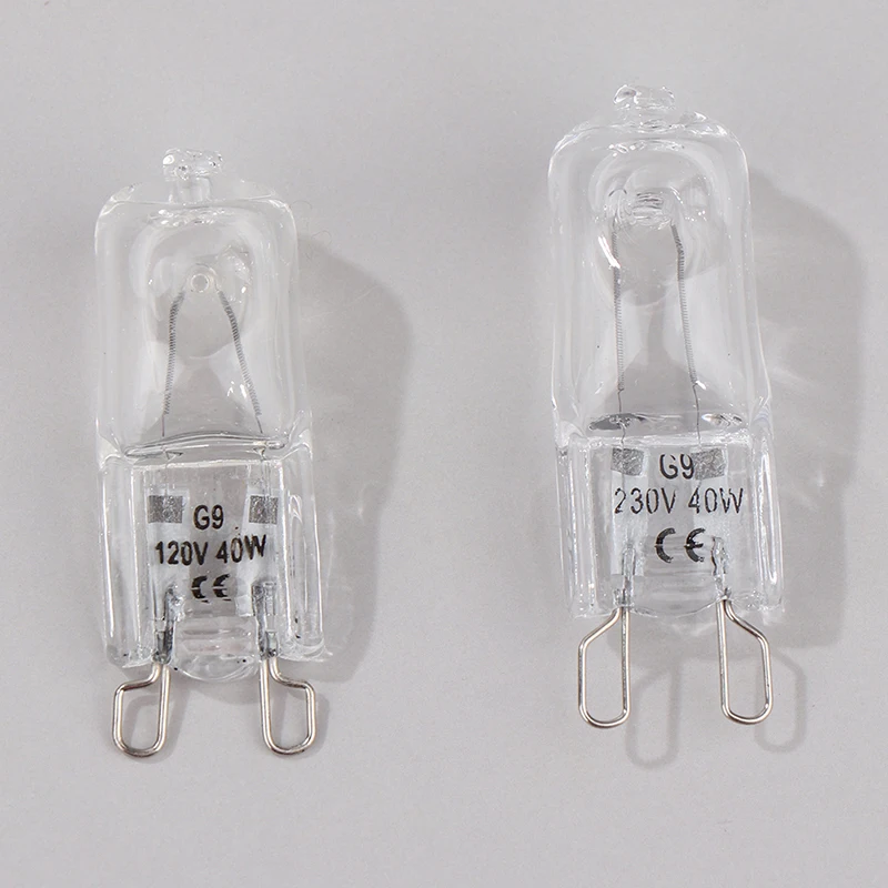 Hot 40W G9 Oven Light High Temperature Resistant Halogen Bulb Lamp For Refrigerators Ovens Fans