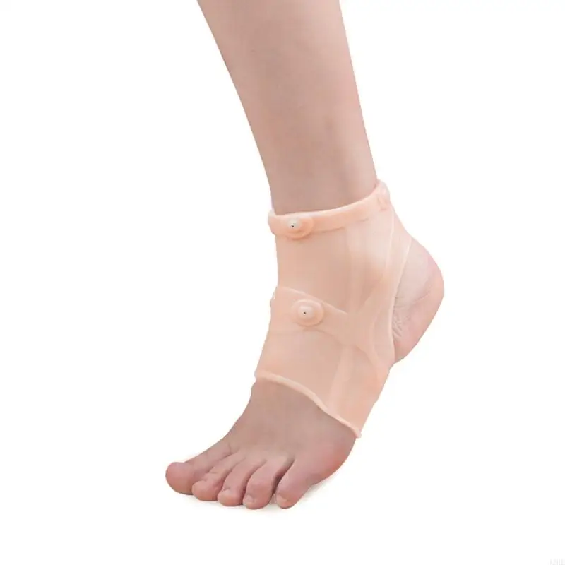 J2HE Therapy Ankle Brace Guard Silicone Compression Support Wrap Foot Sock