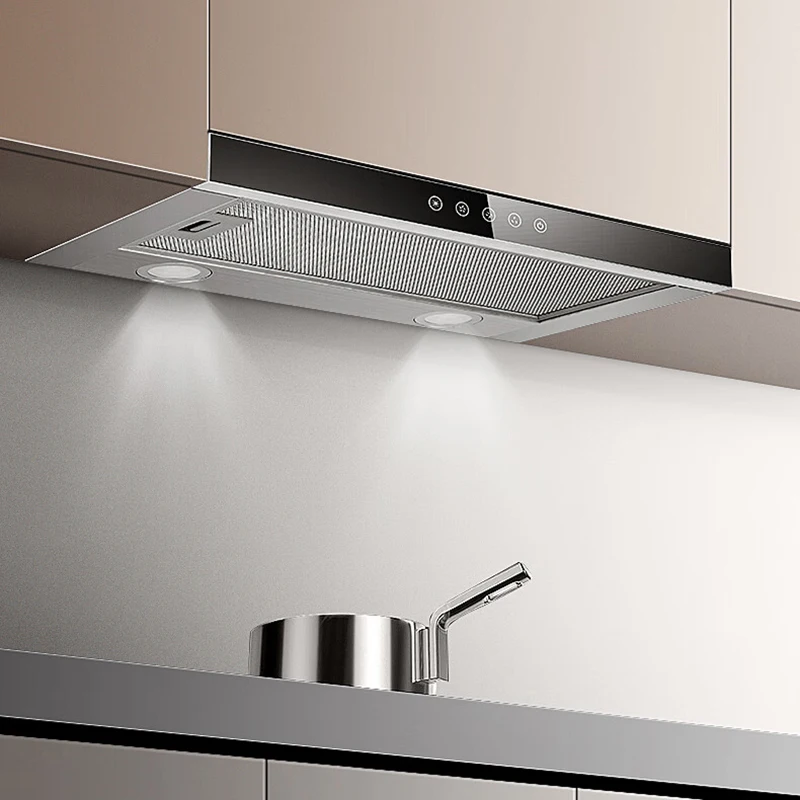 Camino da cucina Cappa aspirante per fumo intelligente estraibile da 600 mm Cappa aspirante per cucina senza condotto