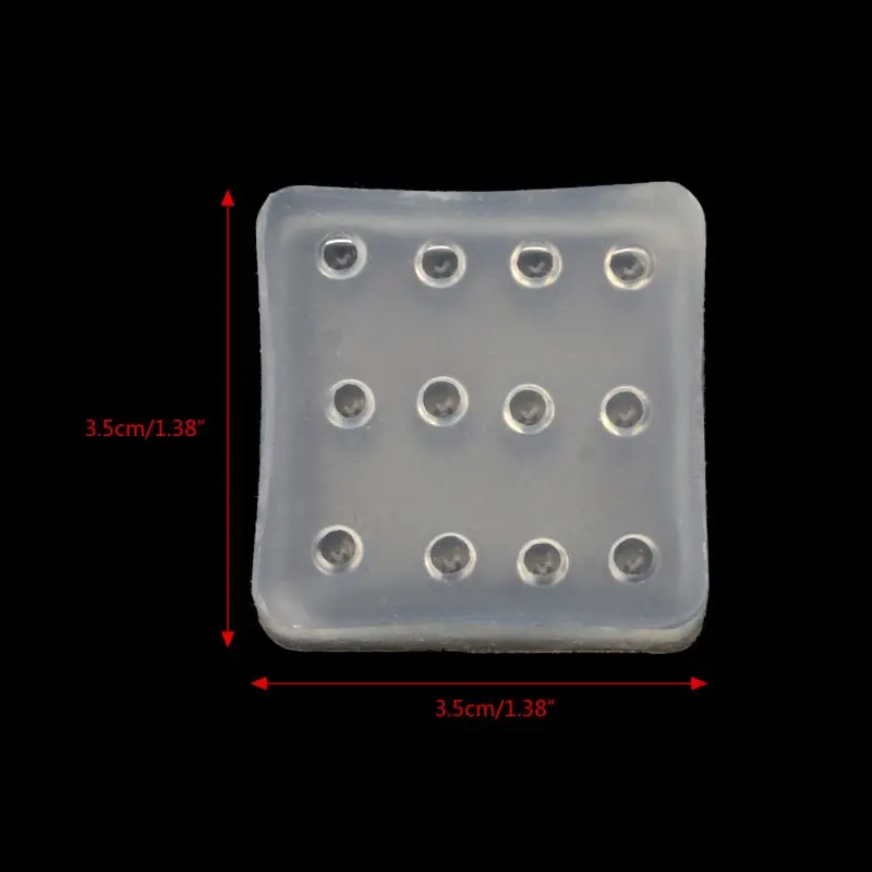 Ball Silicone Bead Molds Round Resin Epoxy Mold for Jewelry Cabochon Gemstone DIY Crafting Projects 4mm Opal Beads