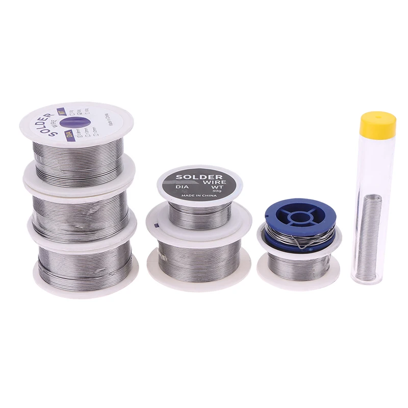 8g 15g 30g 50g 100g 0.8mm 1.0mm Soldering Tin Wire Tin Melt Rosin Core Solder Soldering Wire Roll No-clean FLUX