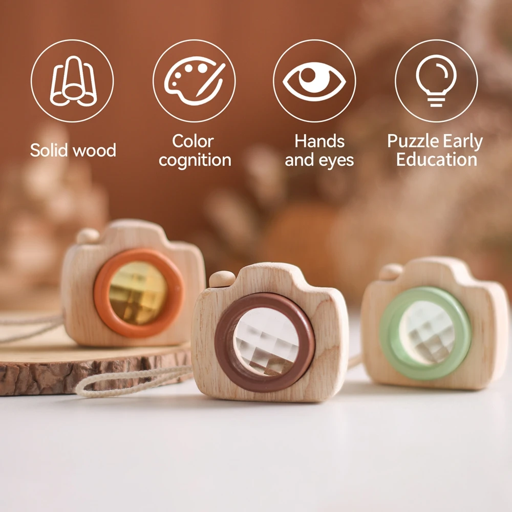 

Мини-игрушка-камера, деревянный декоративный орнамент, детская любопытность, игровая комната, детская игрушка для исследования на открытом воздухе, подарок для ребенка