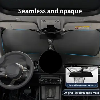 汽車前窗遮陽罩阻擋紫外線反射器,適用於Mini Cooper F56 F60 F65 F65 F56 R56 R60 J01 J05擋風玻璃遮陽罩 6 最佳銷售 迷你庫柏行李箱 - №3