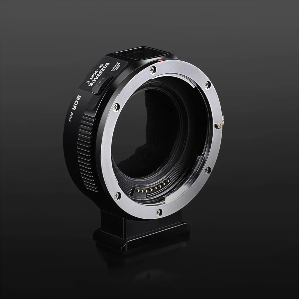 BOR WIZSTACK EF-E Multi Auto Focus Adapter Ring EF to E Mount Lens Adapter for Canon EF EF-S Lens to Sony E Mount Camera A7S