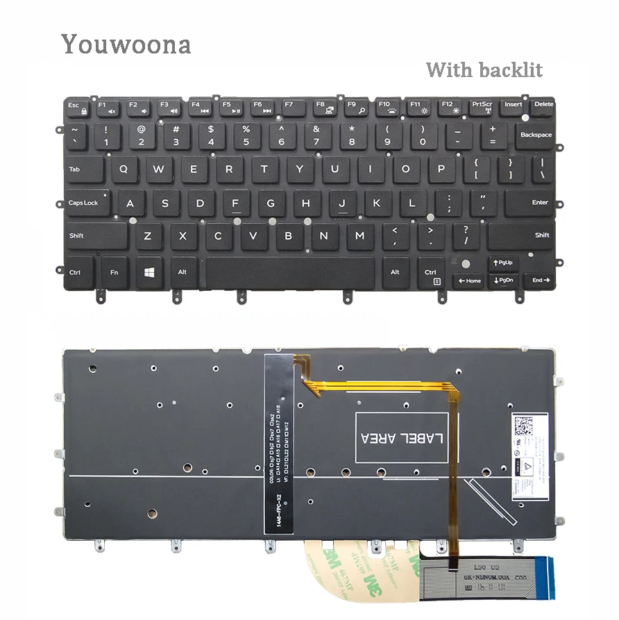 New Laptop Keyboard For DELL Inspiron 15 7000 7548 7549 F41F P41F001