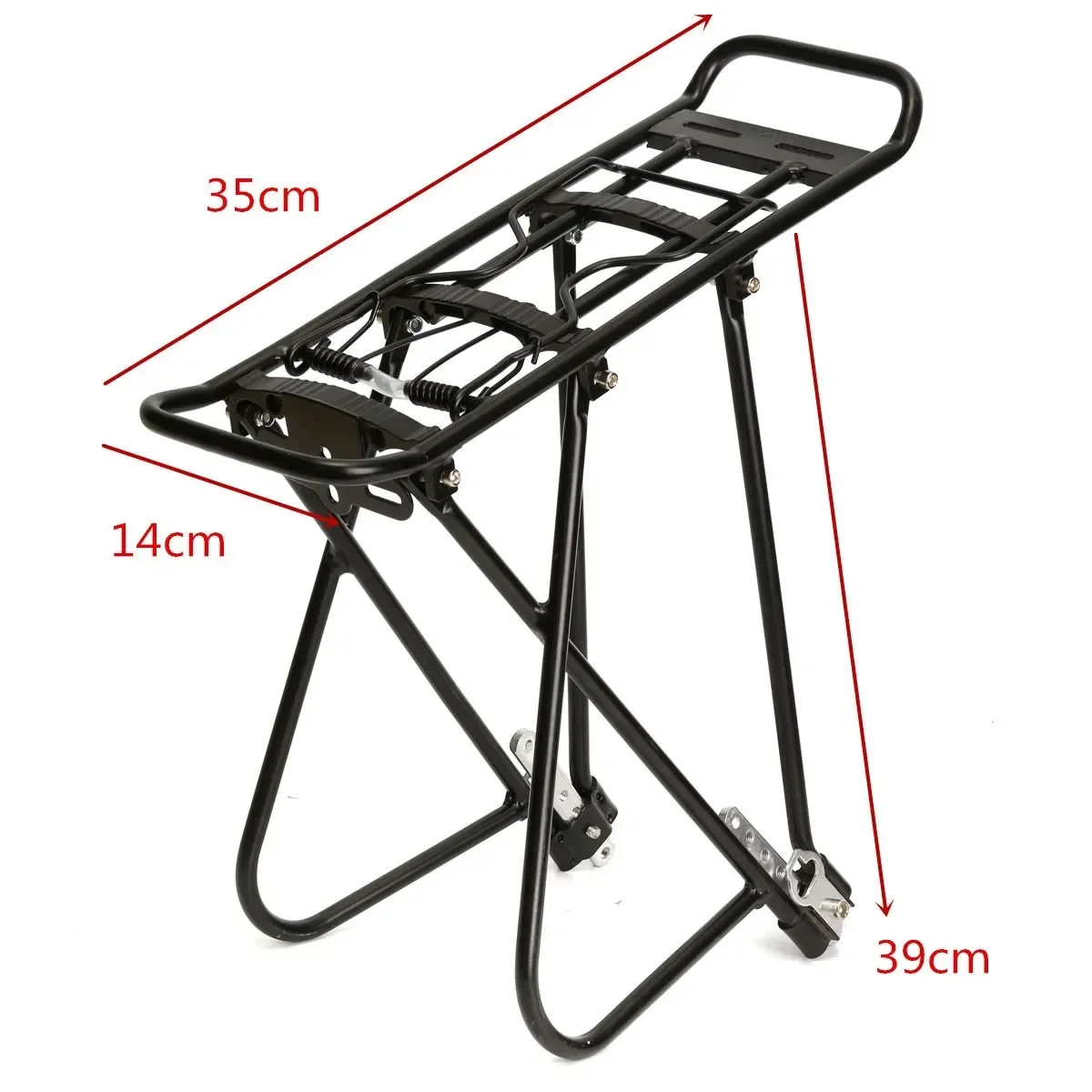 26inch Bicycle Carrier Bike Luggage Cargo Rear Rack Aluminum Alloy Shelf Saddle Bags Holder Stand Support With Mount Tools