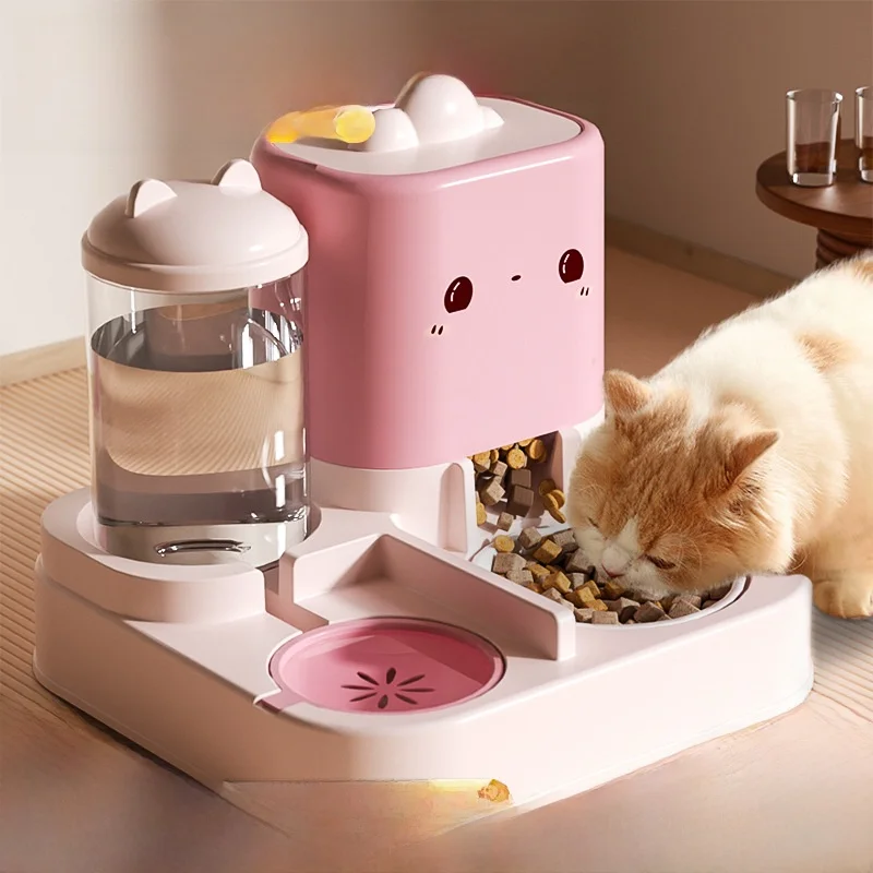 

Auatic Pet Feeder Water Dispenser Two-In-One Bowl Dog Bowl Pet Auatic Feeder Universal Pet Supplies for s And Dogs