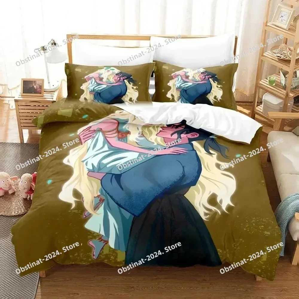 

Anime Fena Pirate Princess Printed Bed Set Duvet Cover Pillowcase Bedding Set Bed Linen Sheet Quilt Cover Full Queen King Size
