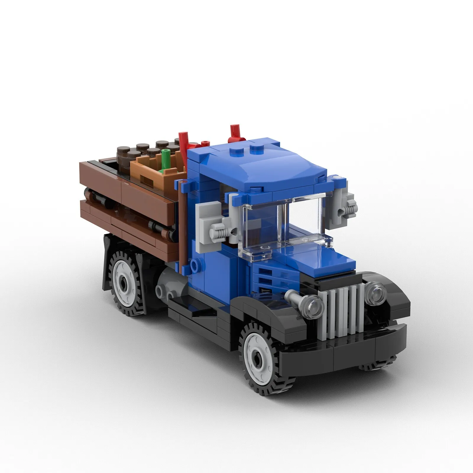 

MOC-5823 Доставка 1930-х годов / Фермерский грузовик Коммерческие грузовики Набор игрушек Креативные игрушки