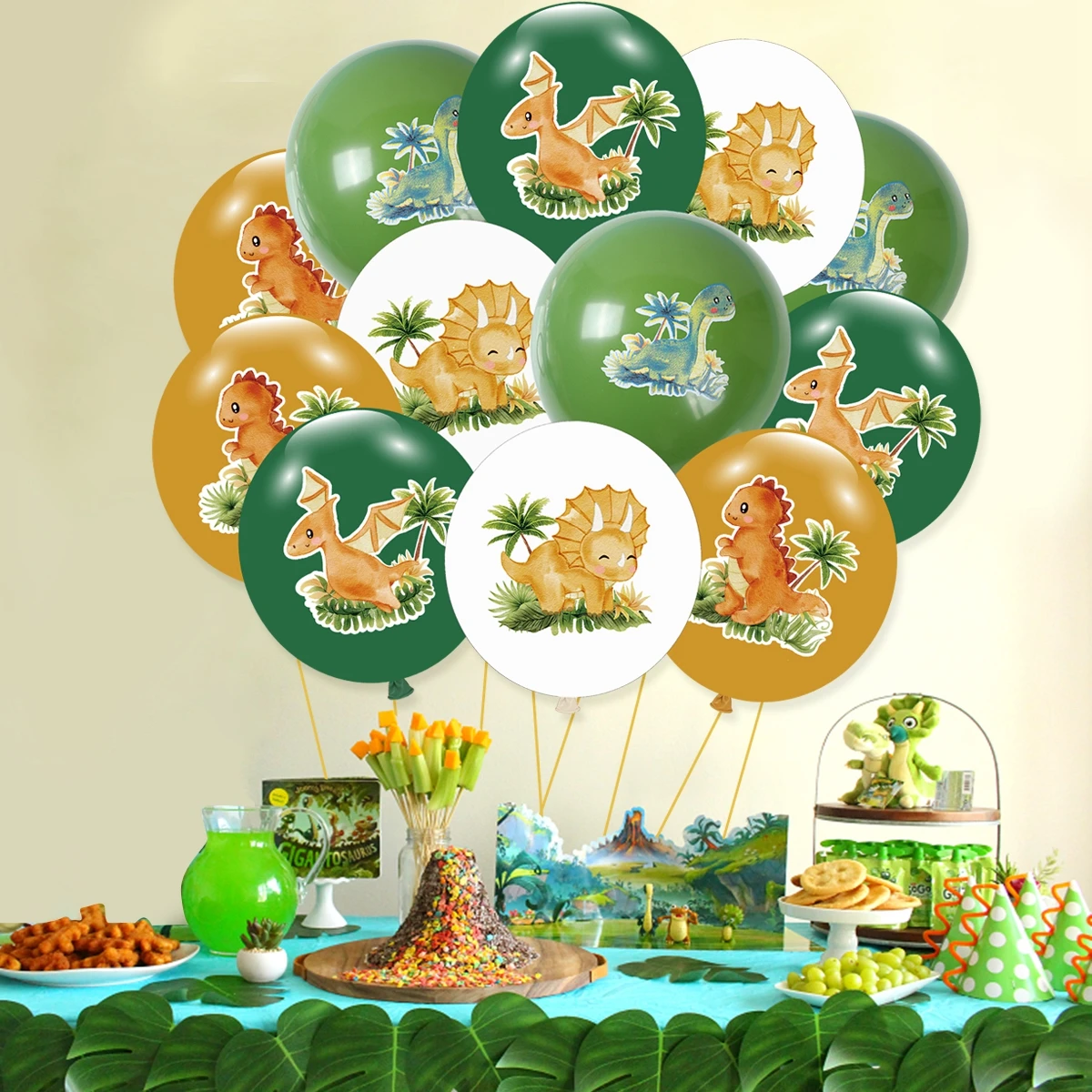 

Dinosaur Balloons Happy Birthday Party Decorations Kids Boy Baby Shower Dinosaur Balloons Jungle Safari Birthday Balon Supplies