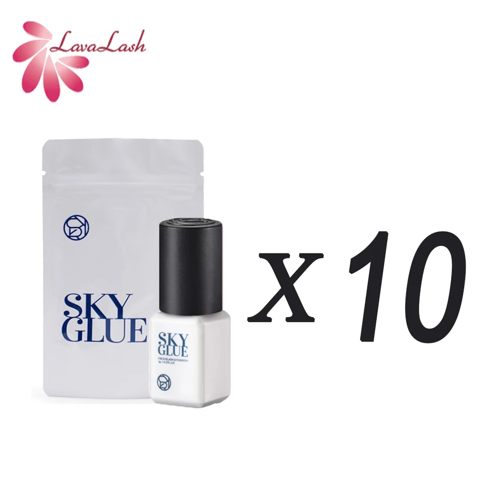 5g Sky S+ Black Glue 1s Fast Dry Strong False Lashes Adhesive Retention 6-7 Weeksl No Irritation Eyelash Extension Glue