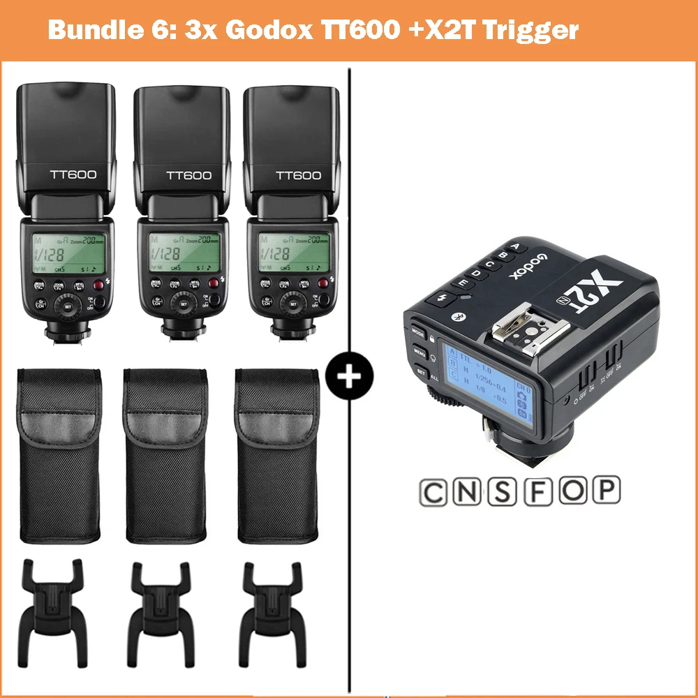 Godox TT600 2.4G Flash for Canon Nikon Pentax
