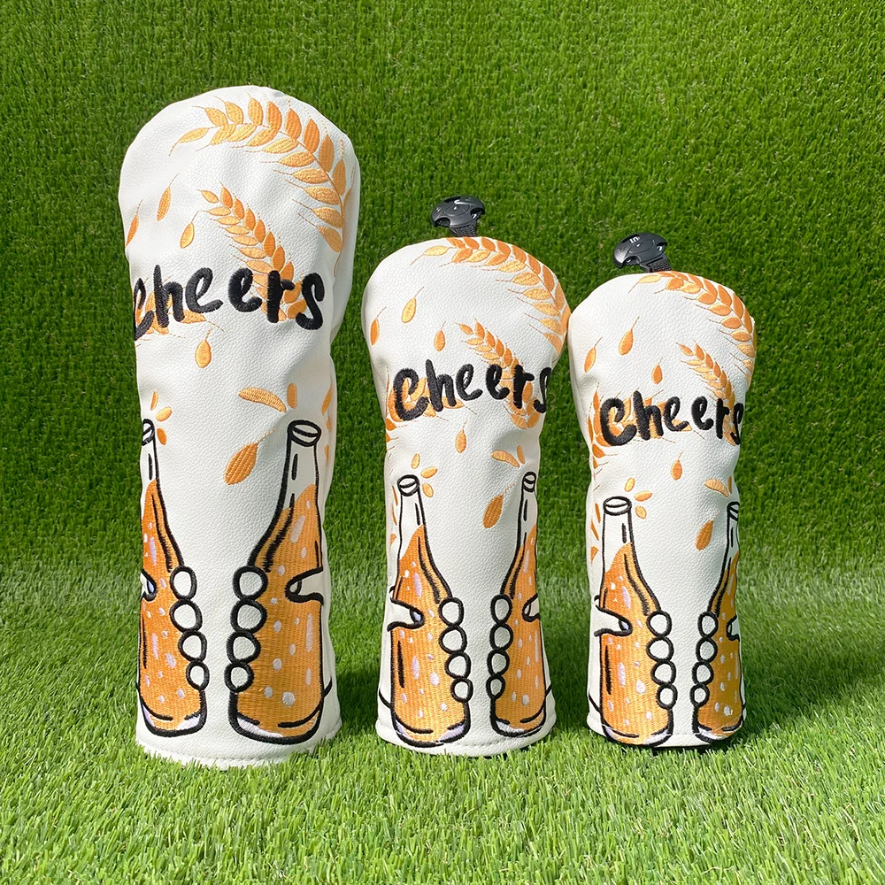 Golf Driver - PU Leather Golf Wood Headcovers Cheers