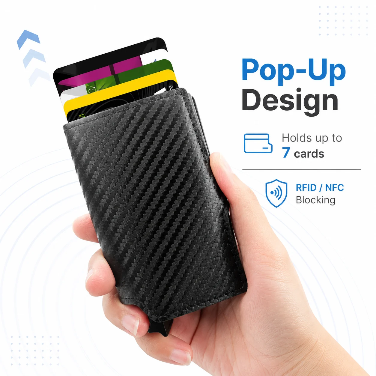 Slim Aluminum Card Wallet Exclusively for Men, Lightweight Portable Daily Carry Accessory, Ideal for Daily Commuting and Travel