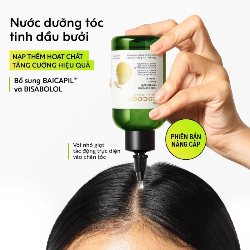 Cocoon Grapefruit Hair Treatment Essence Oil 140ml Anti-Hair Loss Fixing Anti Hair Fall Strengthening Hair Root Scalp Care Serum