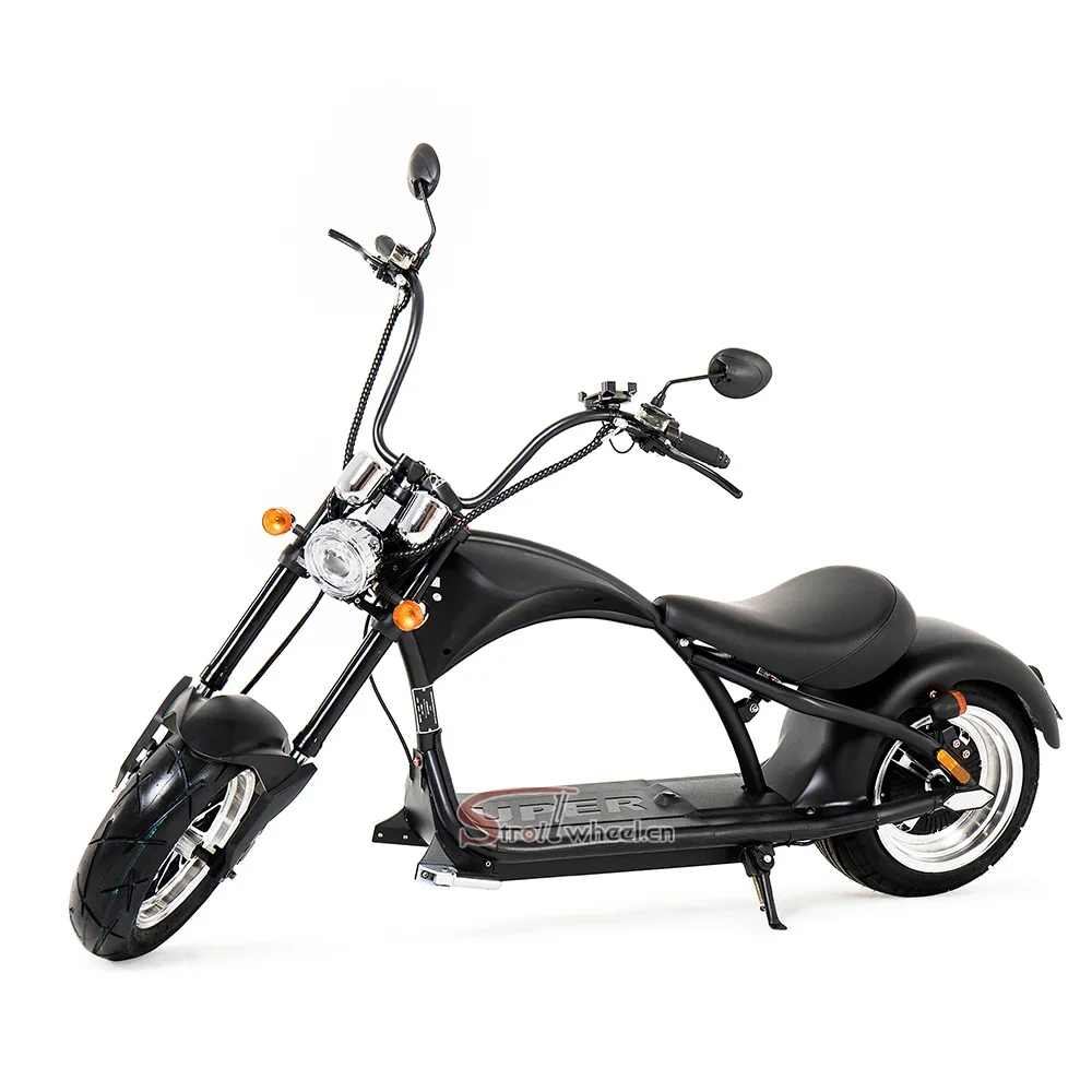 Citycoco Fat Tire Electric Scooter 2000W 60V 30Ah Battery 30km/h 60km Range Adult Road E-Scooter