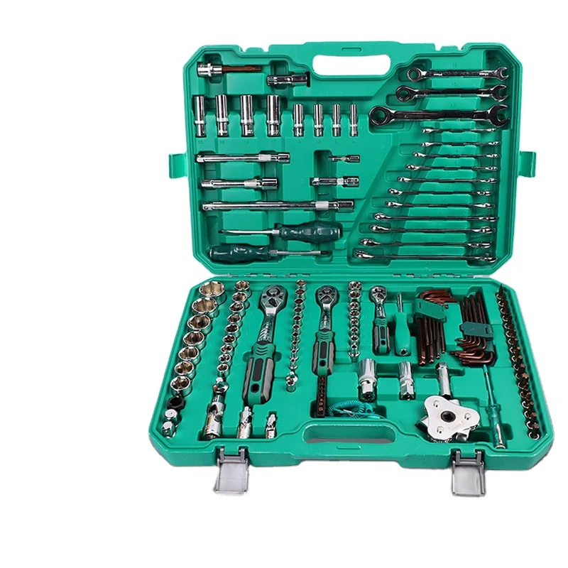 

Customizable 216-Piece Carbon Steel Tool Kit in Briefcase Design OEM Support Tool Set