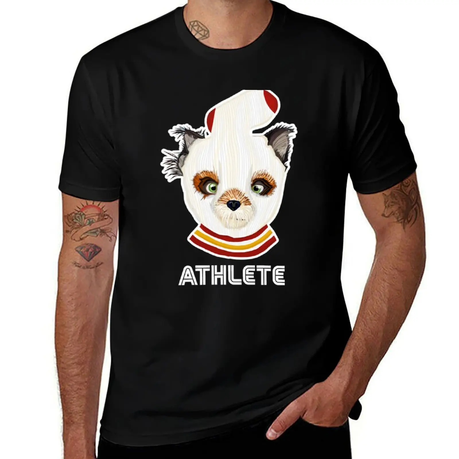 

Fantastic Mr Fox - Ash - Athlete T-Shirt cotton t shirts high quality men t shirt cotton 100%
