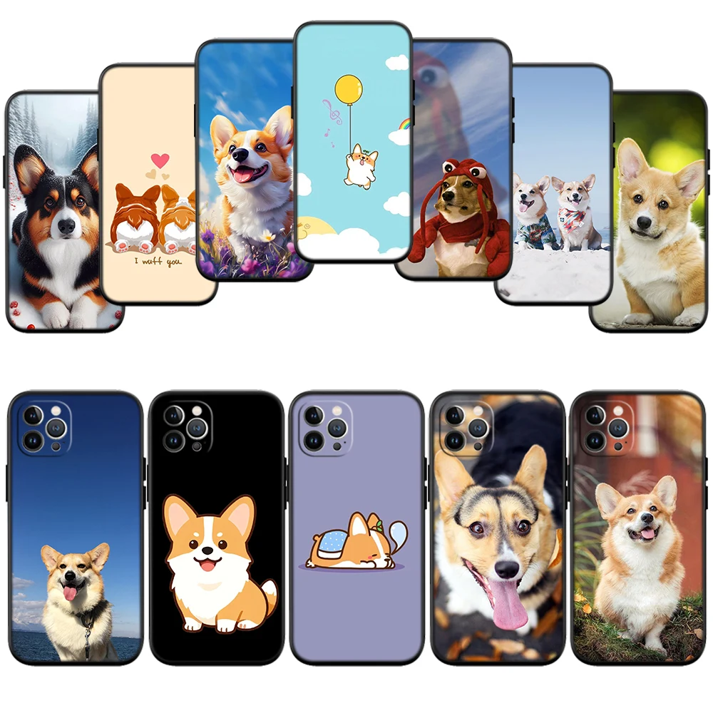 HU13 Corgi dog Phone Case for Samsung Galaxy M06 M15 M16 M35 M55 M56 A36 A42 A50 A50S A51 A52 A32 A33