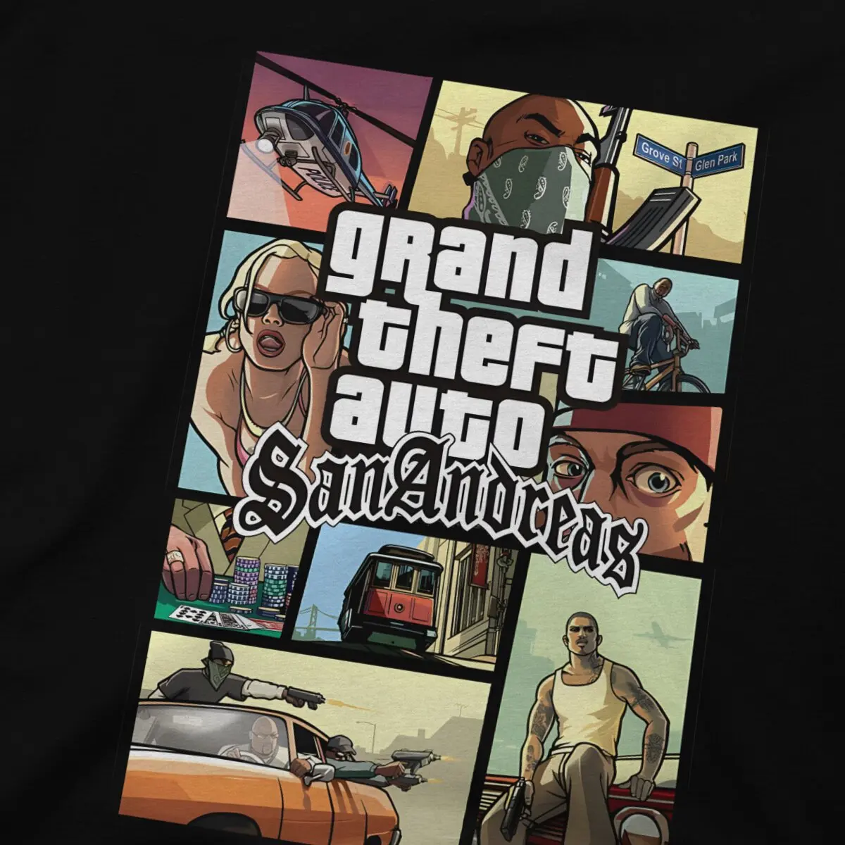 الرجال سرقة السيارات Gta تي شيرت الرجال جودة عالية نقية 100% القطن تي شيرت القطن قصير الأكمام ملابس للرجال