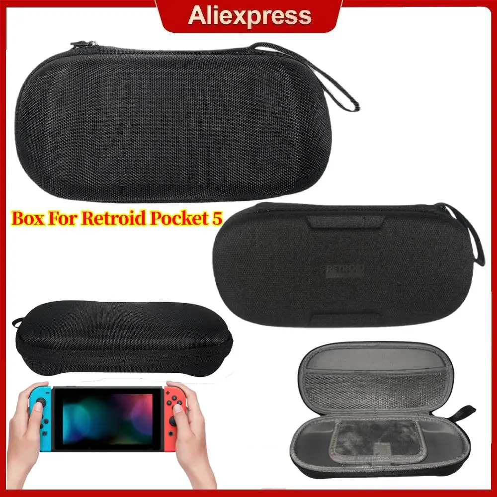 Protable Carrying Case Anti-scratch Zipper Handbag Travel Storage Bag Protective Bag for Retroid Pocket 5 Handheld Game Console