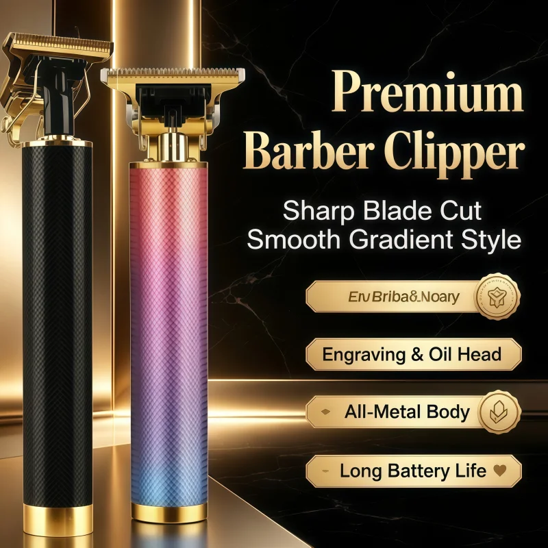2026Hot Sale Electric Hair Cutting Machine Vintage T9 Clipper Hair Rechargeable Man Shaver Trimmer For Men's Barber Professional
