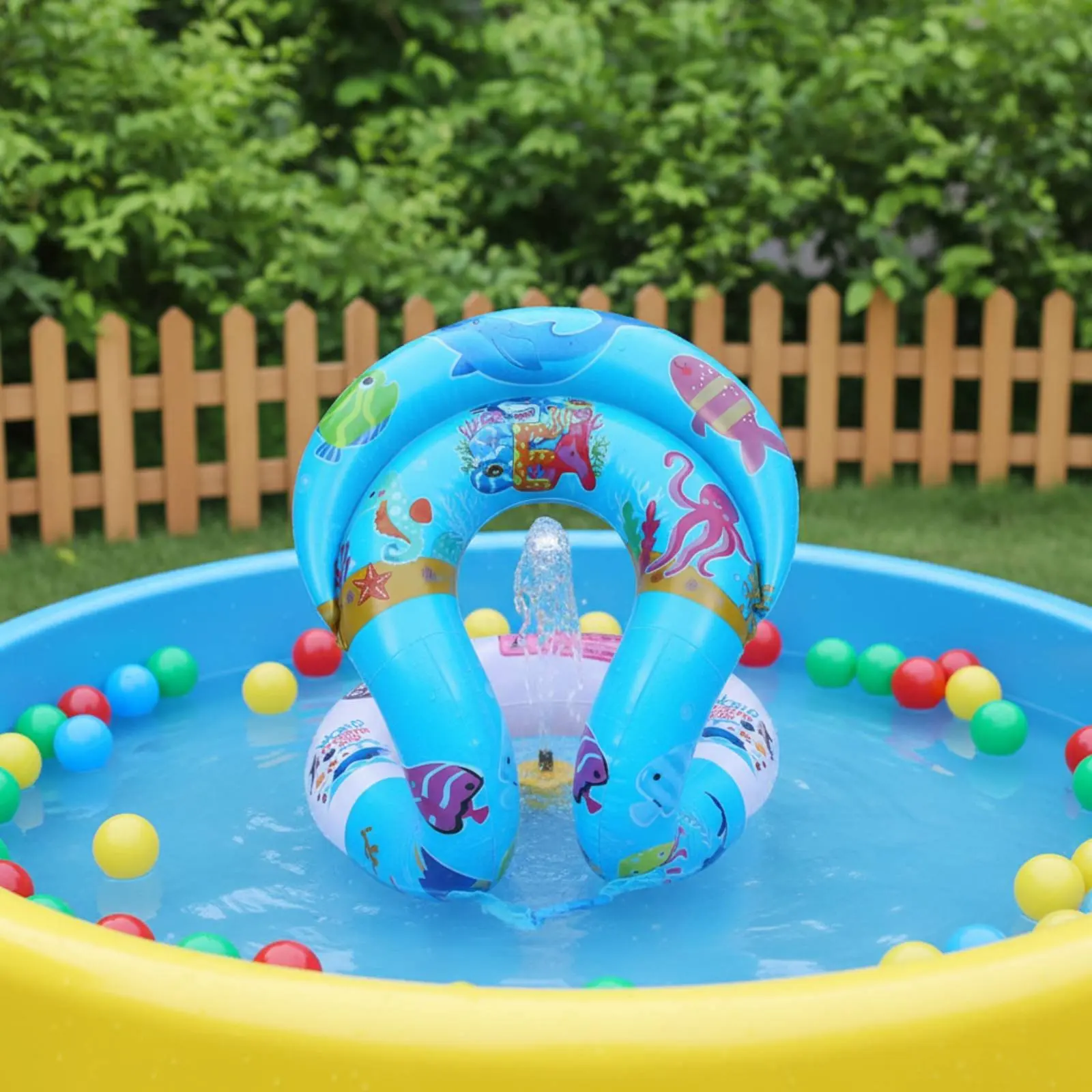 Children's Buoyancy Vest Thickened PVC Inflatable Aquatic Vest Flotation Device Buoyant Swimming Equipment Cartoon Print