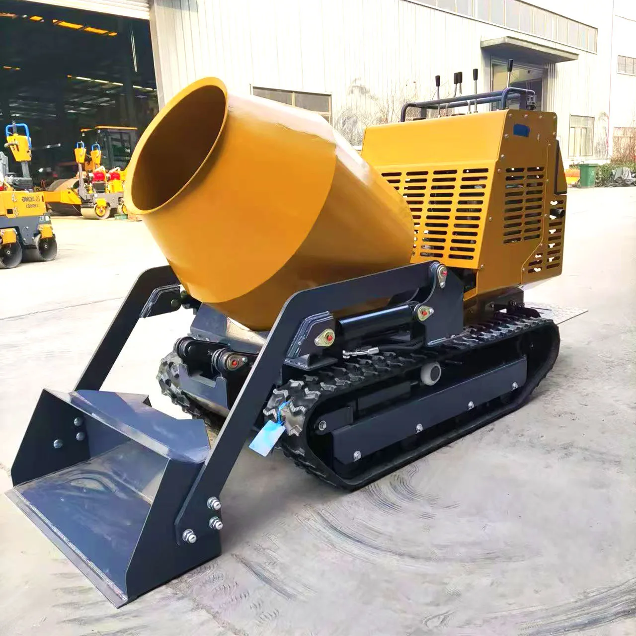 خلاط خرسانة ذاتي التحميل سعة 200 لتر جديد مع محرك قوي وجودة عالية لمشاريع البناء #3