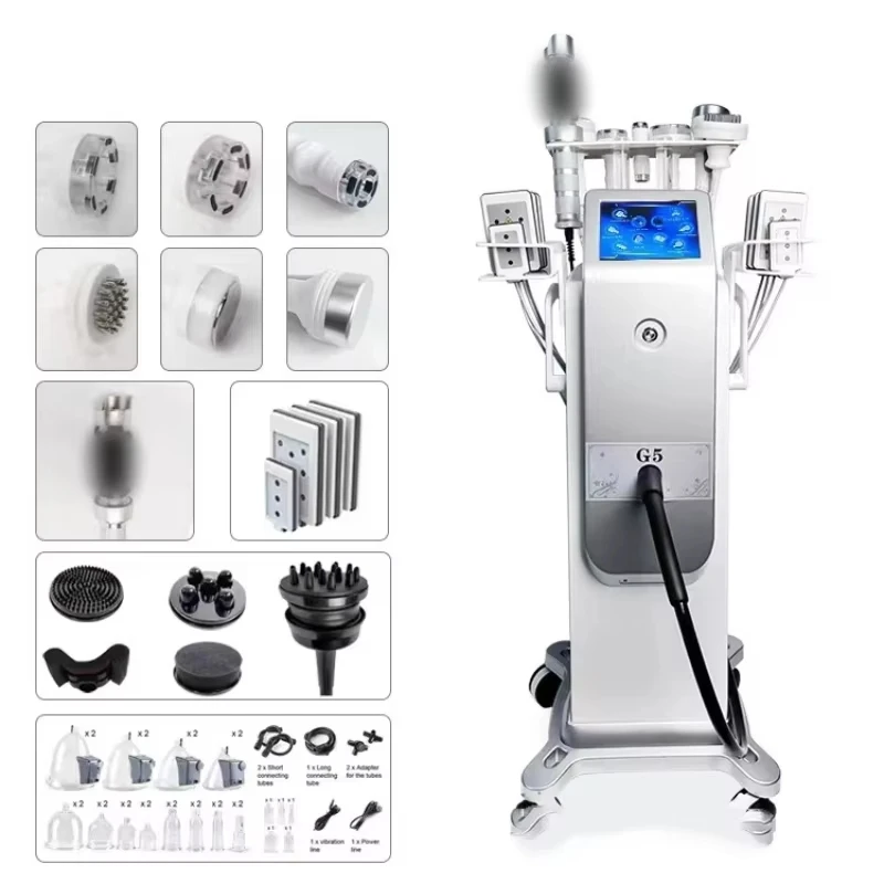 10-in-1 Multifunctional Rolling Massage Handle with Cup Breast Enhancement and Slimming Machine G5 Vibration Machine Luxurious