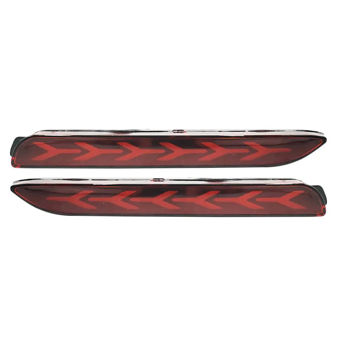 

1 пара красных отражателей заднего бампера, указатель поворота, стоп-сигнал, подходит для Toyota Venza Avalon RAV4 Lexus RC350 IS-F GX470 RX300