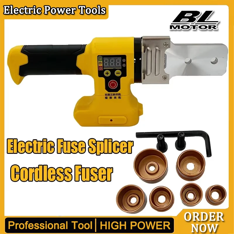 Dewalt Electric Fuser Fuse Splicer Pipe Welding Machine Cordless Fuser PPR PE Soldering Iron Plastic Tube PP Heating Hot Melt