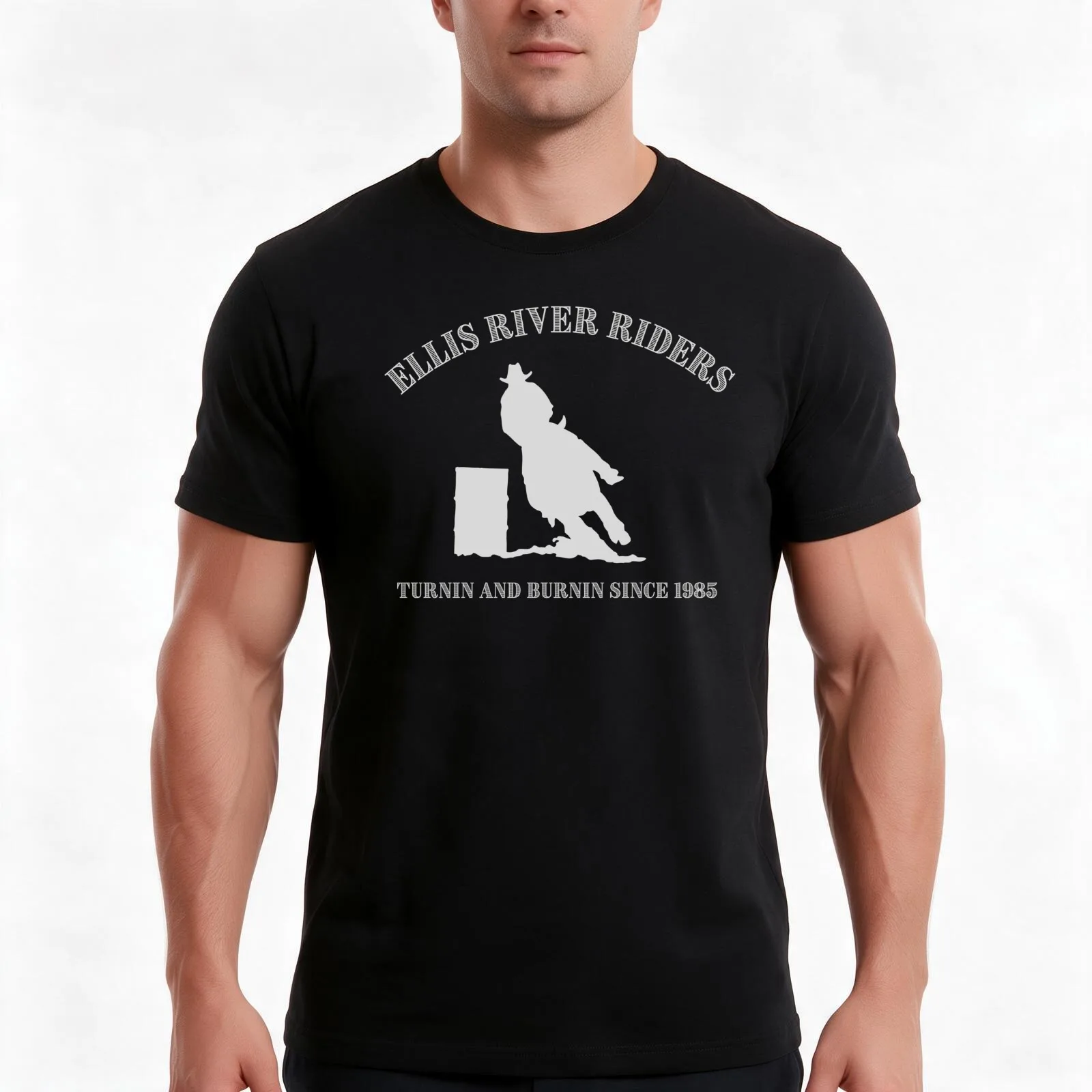 Turnin and Burnin T-Shirt, Summer Casual Cotton Tee, Oversized Streetwear Tops, Vintage Graphic Print, Loose Fit Short Sleeve