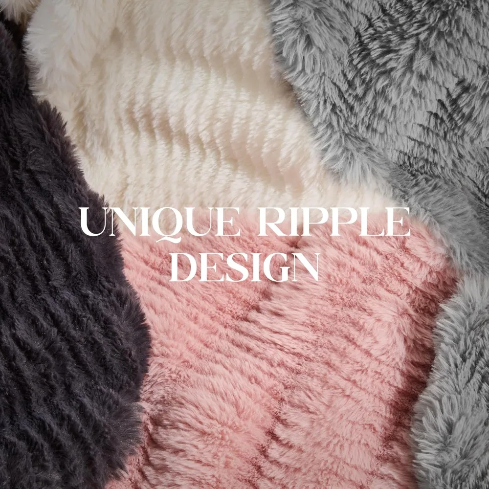 كرسي بين باج بغطاء مموج رقيق - كيس فول بحجم البالغين مع حشو للراحة والاسترخاء