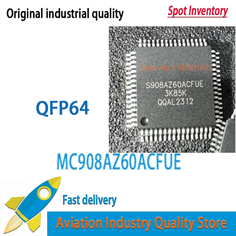 

(2-10 шт.) 100% новый MC908AZ60ACFUE MC908AZ60 3K85K MC908AZ60A 908AZ60 QFP-64