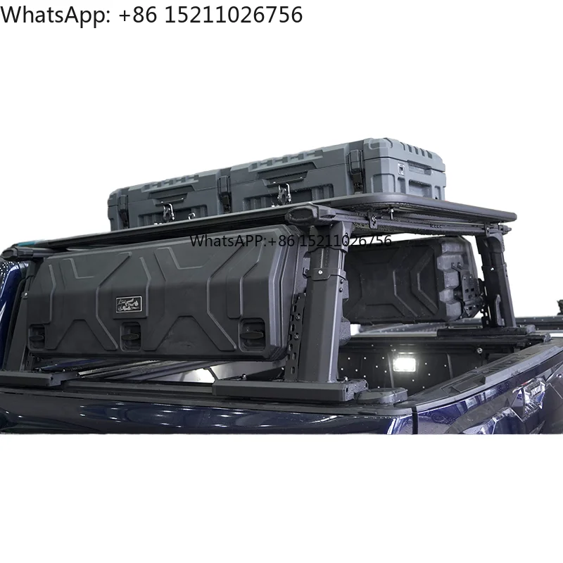 

4x4 Offroad Sport Car Roll Bar With 2pcs 130L Capacity Storage Universal for Toyota Hilux Pickup and Tacoma