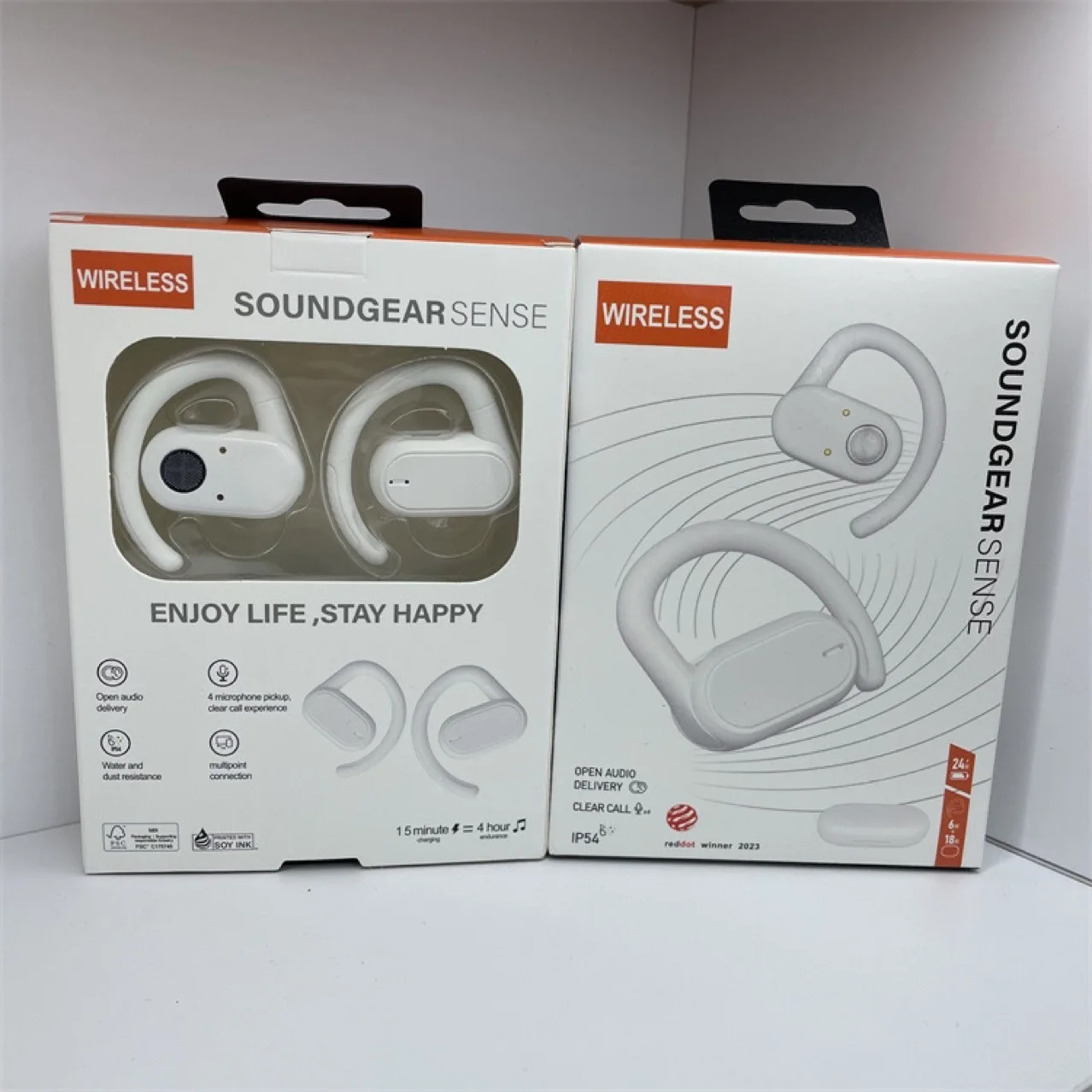 

IP54JB SOUNDGEAR Music Loop Bluetooth Sports Wireless Earphones Ear Hanging Open Non In Ear