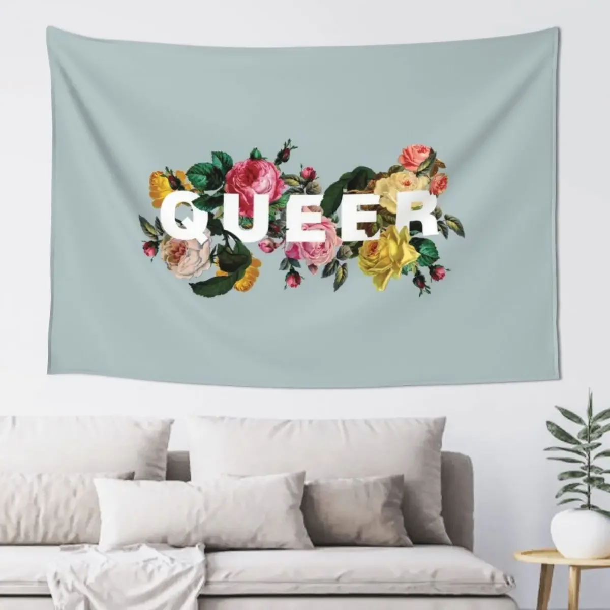 

Queer (Antique Roses) Tapestry House Decoration Room Decor Cute Tapestry
