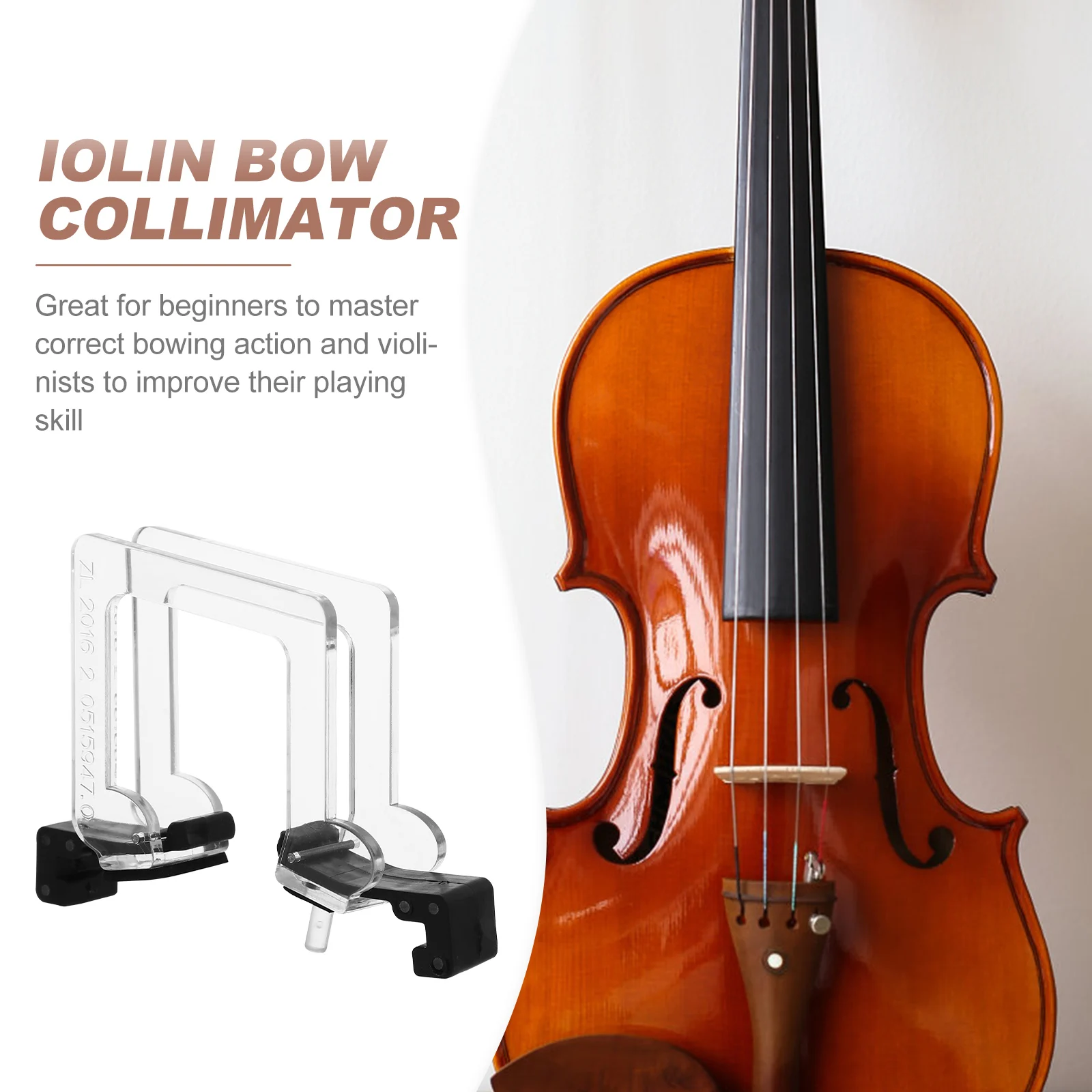 

Bow Straight Corrector Violin Collimator Adjustable Teaching Accessory Accessories