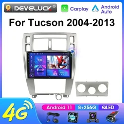 2Din Android 12 Car Radio Multimedia video Player For Hyundai Tucson 2004-2013 Stereo GPS Navigation 4G Carplay Auto RDS DSP IPS