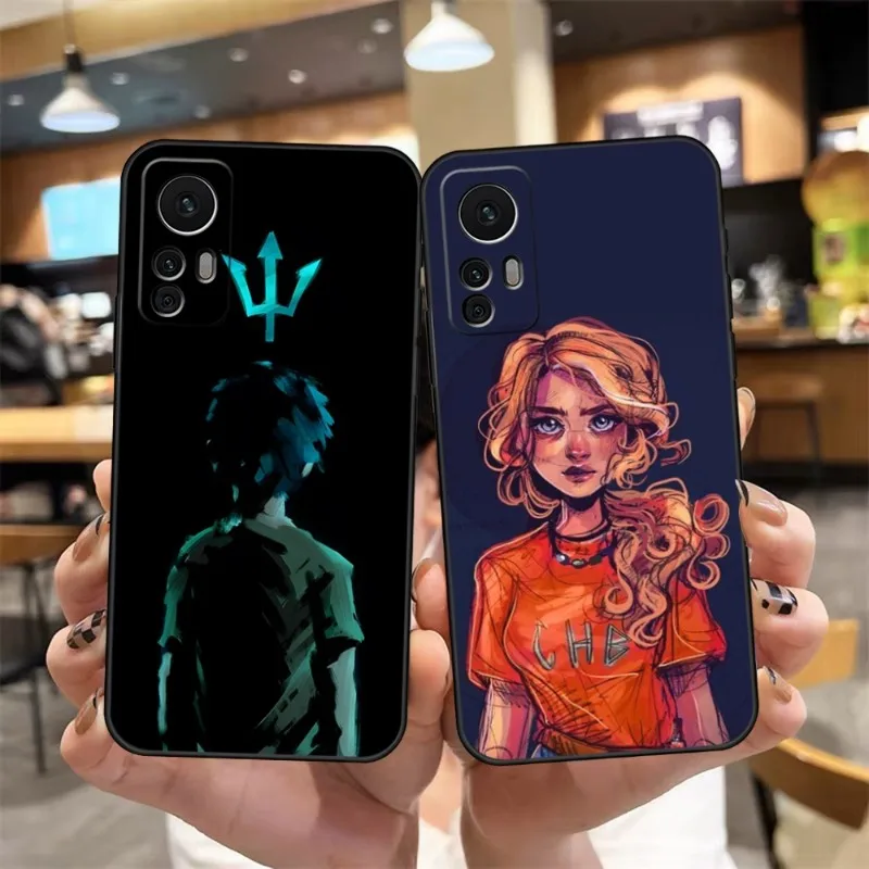 Cartoon Movie P-Percy Jackson Phone Case For Redmi Note 11S 11 10 10S 9S 8T 7 8 8A 9 9A 9C 9T 10 10X Black Silicone Coque