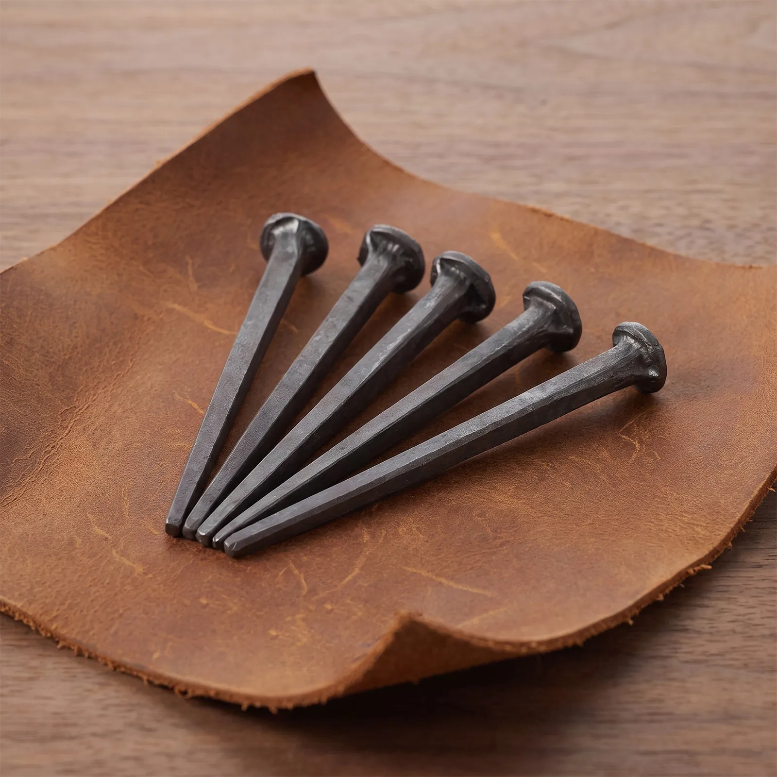 5pcs 4 inch Vintage Wrought Rose Head Nail Brads Spikes for DIY Crafts Woodworking Cross Making Baptism Supplies