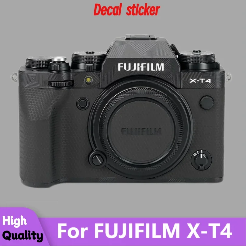 

For FUJIFILM X-T4 Camera Body Sticker Protective Skin Decal Vinyl Wrap Film Anti-Scratch Protector Coat