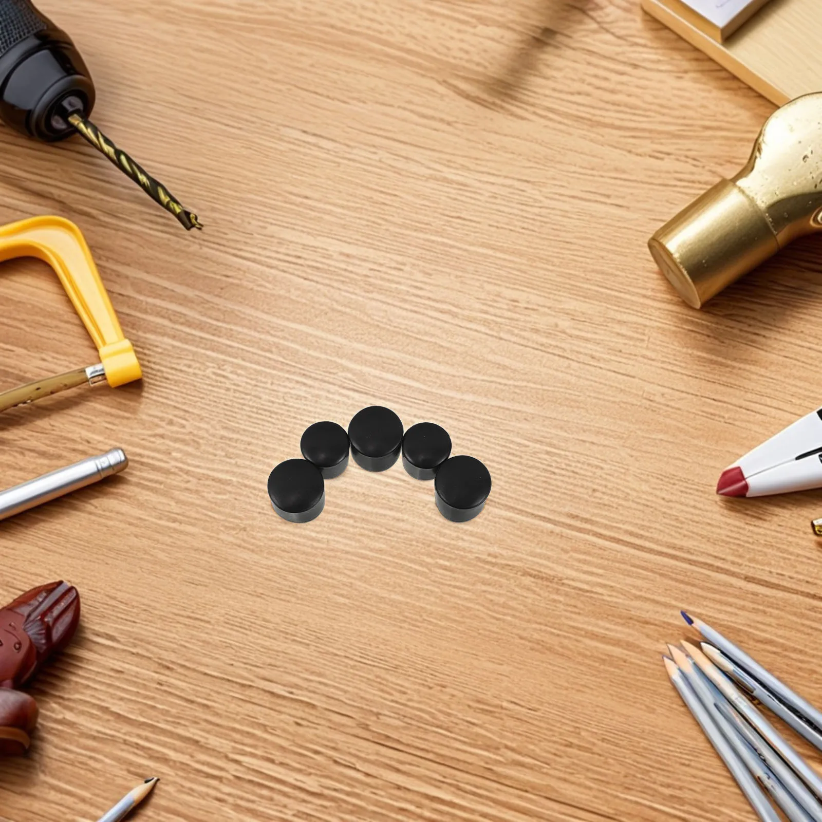 

30Pcs Round Rubber End Caps Pipe Protection Sleeve for Table Legs Furniture Flexible Tube Protectants Anti-Slip Shockproof