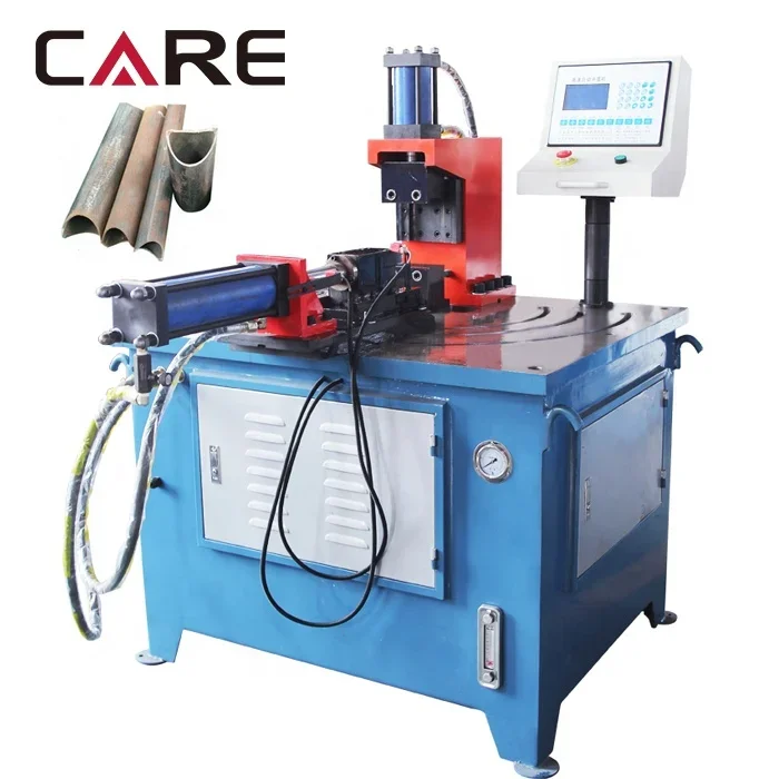 

CH-60 Hydraulic Horizontal Steel Pipe Tube End Notching Machine Multi functional Cut off Machine for Good Welding