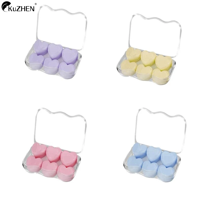 

6Pcs Silicone Ear Plug Reusable Silicone Wax Earplugs Swimming Moldable Earplugs Noise Reduction Cancelling Sleeping Protection