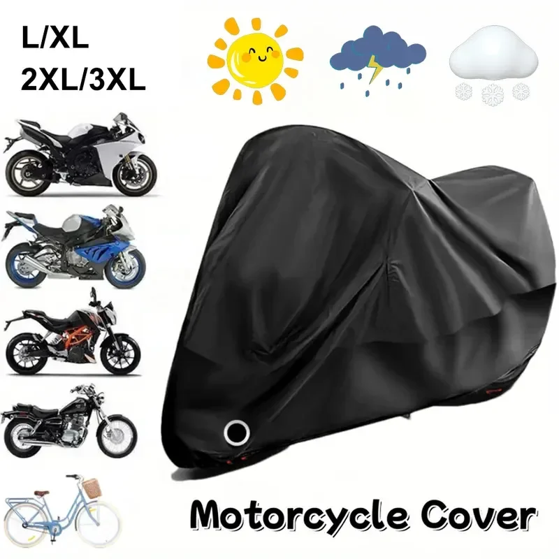 

Motorcycle Cover for NMAX, AEROX, PCX, MIO, BEAT, CLICK Waterproof Rain and Dust UV Cover All Season Dustproof UV Protective